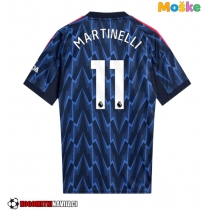 Moške Nogometnih dresov Arsenal Gabriel Martinelli #11 Gostujoči 2025-26 Kratki rokavi